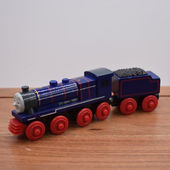 Rare 2003 Hank & Tender Thomas and Friends Wooden Railway Train Vintage Magnetic - Picture 1 of 8